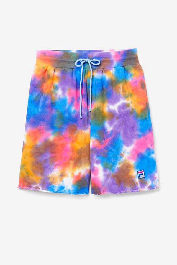 Pantalones Cortos Fila Hombre Multicolor - Sloan Tie Dye - España 941362SUQ